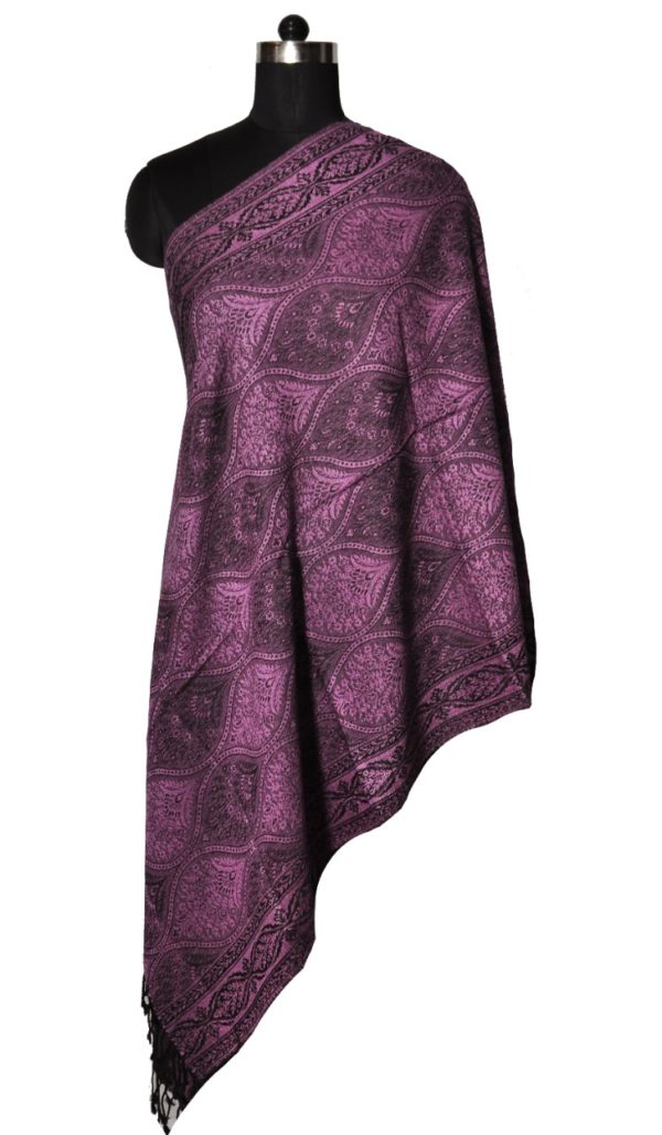 Viscose Floral jacquard Stole