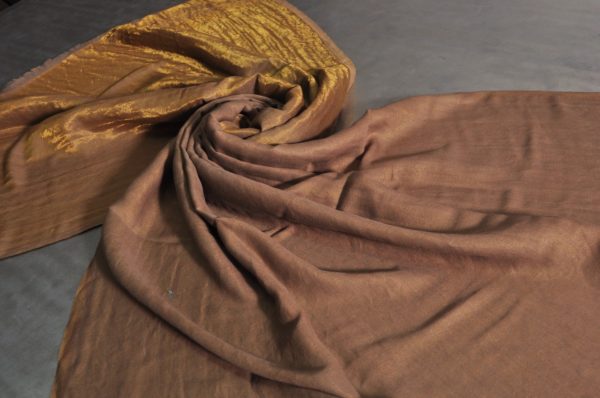 Plain Pashmina Zari reversible shawls